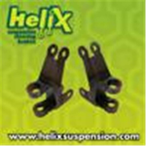 Helix Suspension Brakes And Steering Helix Early Ford 4-Link Batwing Axle Brackets - Pair 49864